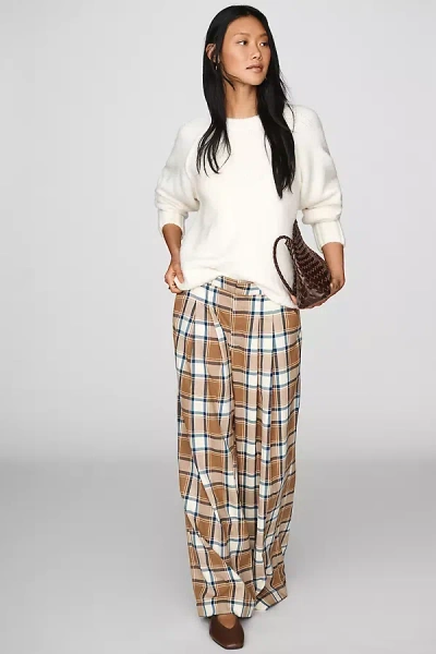 Maeve Avery Wide-leg Trousers In Multicolor