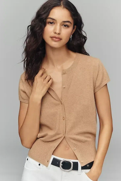 Maeve Baby Cardigan In Sand