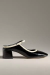 Maeve Block-heel Mary Jane Mules In Black