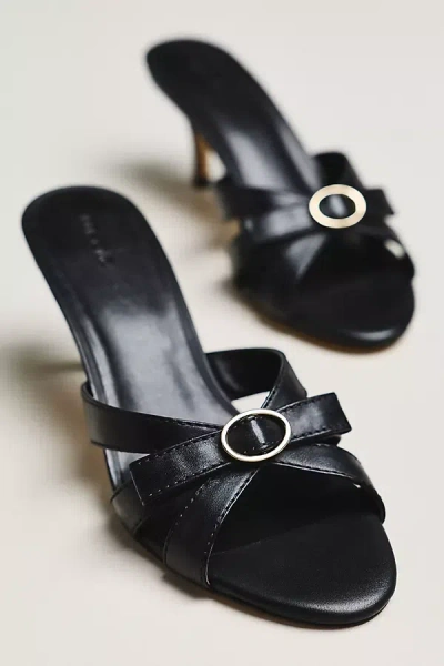 Maeve Bow Kitten Heels In Black