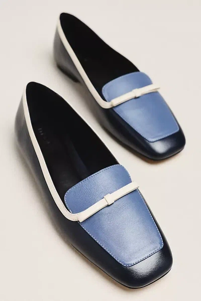 Maeve Bow Square-toe Flats In Black