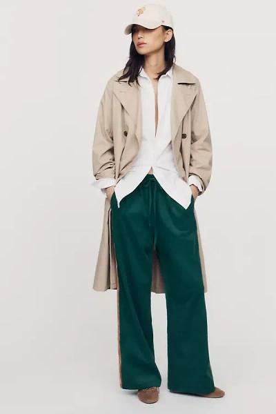 Maeve Brooklin Corduroy High-rise Wide-leg Trousers In Neutral