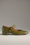 Maeve Buckle Mary Janes In Green
