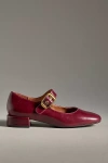 Maeve Buckle Mary Janes In Red