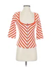 Maeve By Anthropologie 3/4 Sleeve T-shirt In Orange