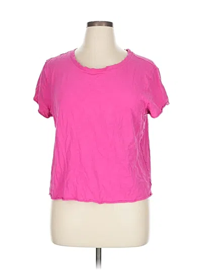 Pre-owned Maeve By Anthropologie Active T-shirt In Pink