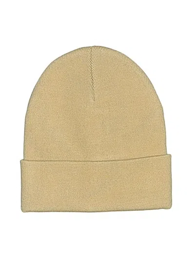 Pre-owned Maeve By Anthropologie Beanie Hat In Tan