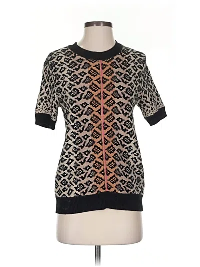 Pre-owned Maeve By Anthropologie Cardigan Sweater In Black