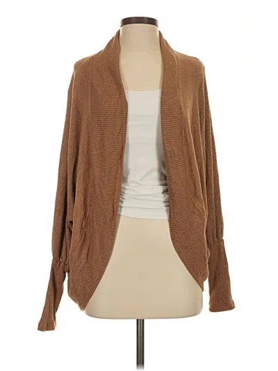 Pre-owned Maeve By Anthropologie Cardigan Sweater In Brown