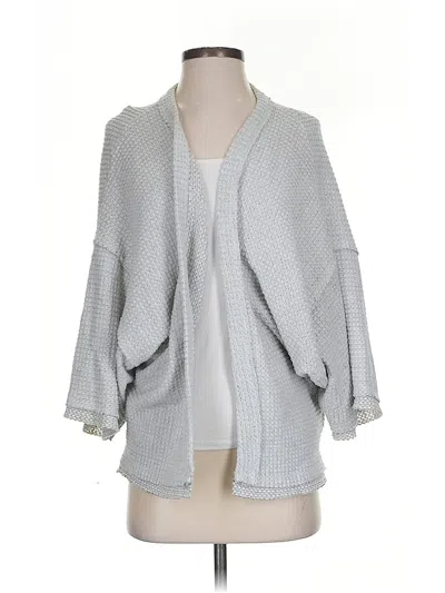 Pre-owned Maeve By Anthropologie Cardigan Sweater In Gray