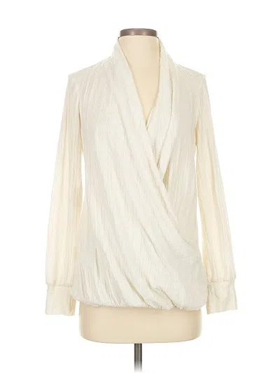Pre-owned Maeve By Anthropologie Cardigan Sweater In White