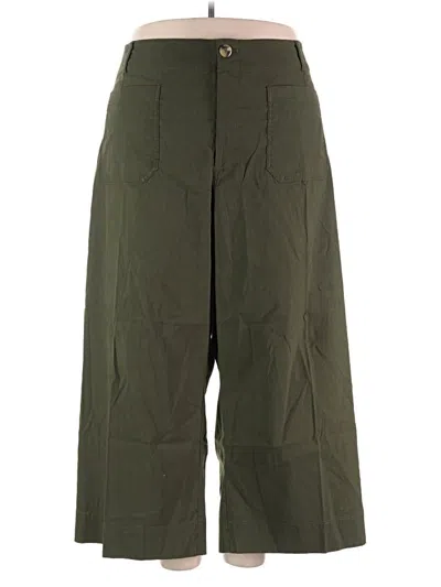 Pre-owned Maeve By Anthropologie Cargo Pants In Green