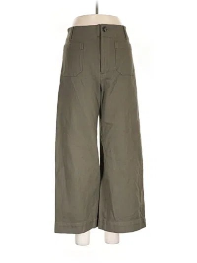 Pre-owned Maeve By Anthropologie Cargo Pants In Green
