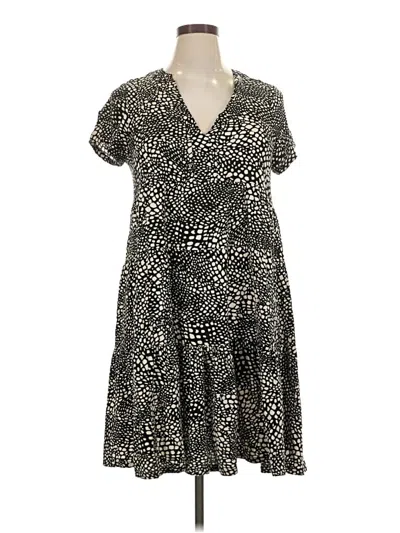 Pre-owned Maeve By Anthropologie Casual Dress In Black