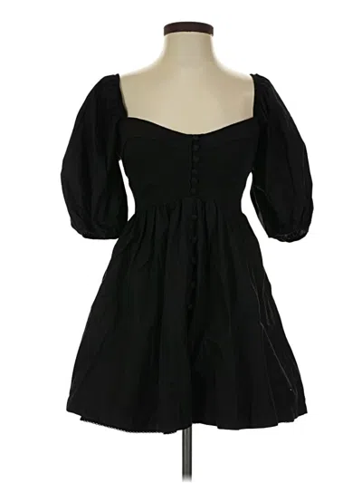 Pre-owned Maeve By Anthropologie Casual Dress In Black