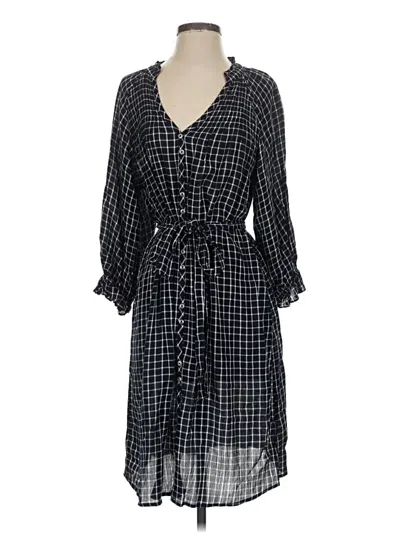 Pre-owned Maeve By Anthropologie Casual Dress In Black