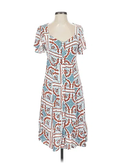 Pre-owned Maeve By Anthropologie Casual Dress In Blue