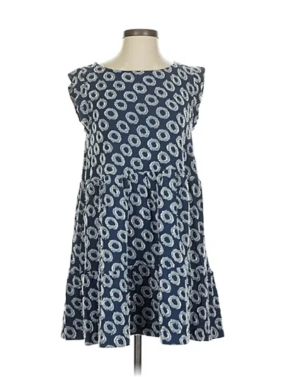 Pre-owned Maeve By Anthropologie Casual Dress In Blue