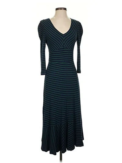 Pre-owned Maeve By Anthropologie Casual Dress In Blue