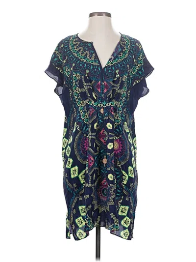 Pre-owned Maeve By Anthropologie Casual Dress In Blue