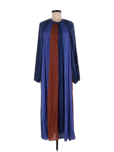 Pre-owned Maeve By Anthropologie Casual Dress In Blue