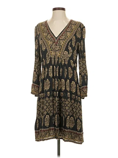 Pre-owned Maeve By Anthropologie Casual Dress In Brown