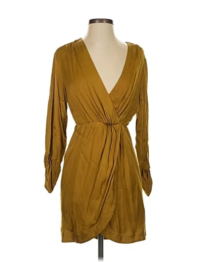 Pre-owned Maeve By Anthropologie Casual Dress In Gold