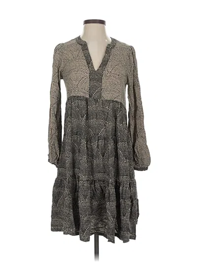 Pre-owned Maeve By Anthropologie Casual Dress In Gray