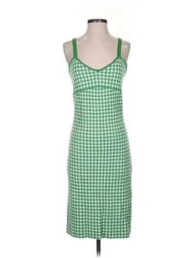 Pre-owned Maeve By Anthropologie Casual Dress In Green