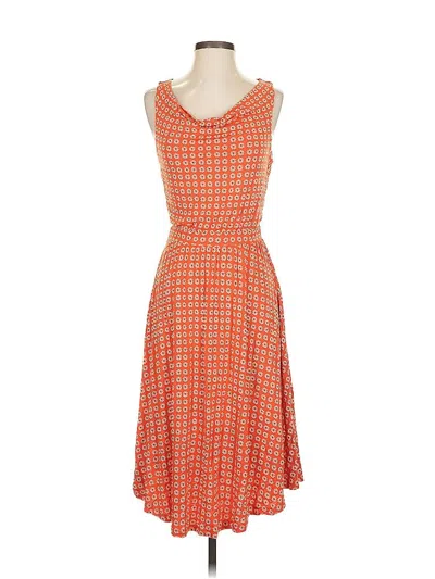 Pre-owned Maeve By Anthropologie Casual Dress In Orange