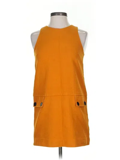 Pre-owned Maeve By Anthropologie Casual Dress In Orange