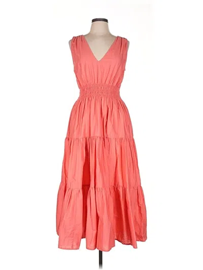 Pre-owned Maeve By Anthropologie Casual Dress In Orange