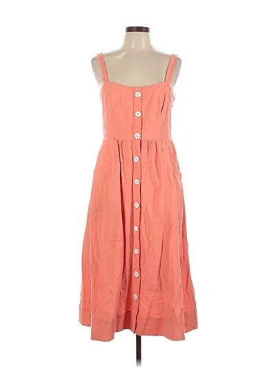 Pre-owned Maeve By Anthropologie Casual Dress In Orange