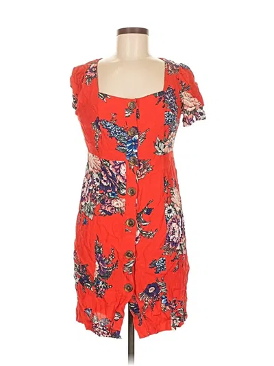 Pre-owned Maeve By Anthropologie Casual Dress In Red