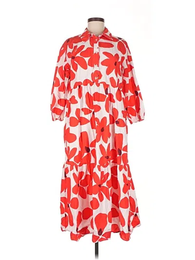 Pre-owned Maeve By Anthropologie Casual Dress In Red