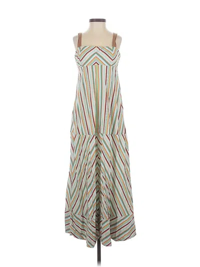 Pre-owned Maeve By Anthropologie Casual Dress In White