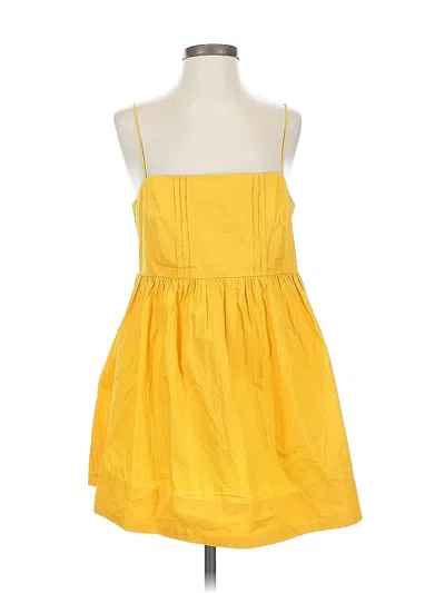 Pre-owned Maeve By Anthropologie Casual Dress In Yellow