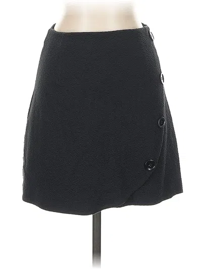 Pre-owned Maeve By Anthropologie Casual Skirt In Black