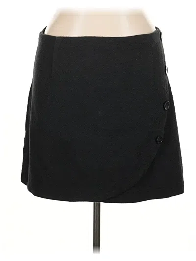 Pre-owned Maeve By Anthropologie Casual Skirt In Black