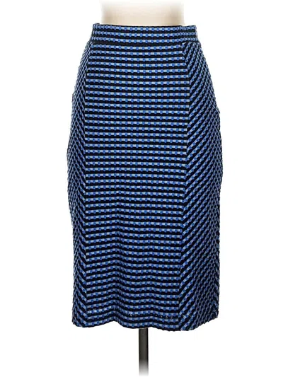 Pre-owned Maeve By Anthropologie Casual Skirt In Blue