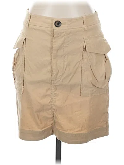 Pre-owned Maeve By Anthropologie Casual Skirt In Brown
