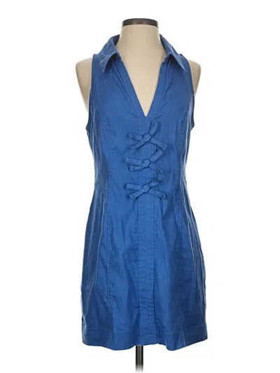 Pre-owned Maeve By Anthropologie Cocktail Dress In Blue