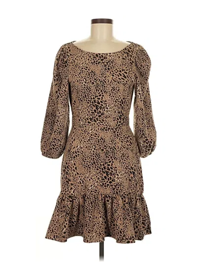 Pre-owned Maeve By Anthropologie Cocktail Dress In Brown