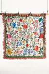 Maeve By Anthropologie Emily Organic Cotton Sateen Reversible Floral Printed Duvet In White