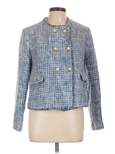 Pre-owned Maeve By Anthropologie Jacket In Blue