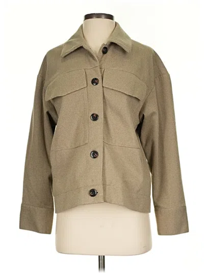 Pre-owned Maeve By Anthropologie Jacket In Tan