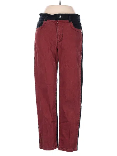 Pre-owned Maeve By Anthropologie Jeans In Burgundy