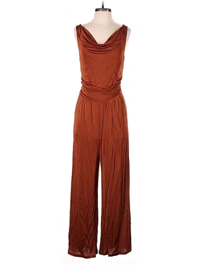 Pre-owned Maeve By Anthropologie Jumpsuit In Brown