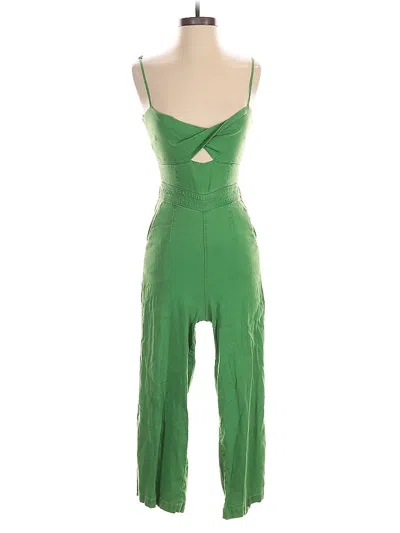 Pre-owned Maeve By Anthropologie Jumpsuit In Green