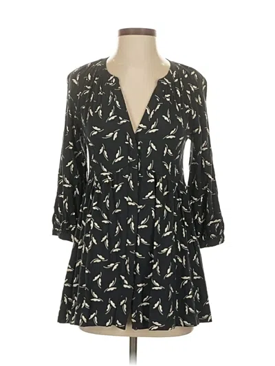 Pre-owned Maeve By Anthropologie Kimono In Black